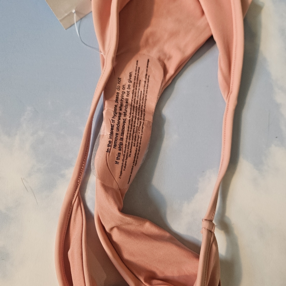 Coral Pink High Leg Bikini Bottom Brazilian Bikini Bottom - Picture 5 of 10